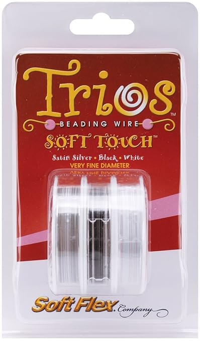 Soft Flex Trios 7 Strand .010 Inch Diameter, 10 Feet Wire, Satin Silver by SoftFlex