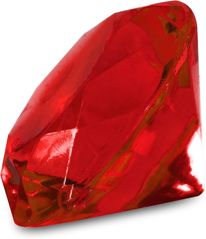 Super Z Outlet Acrylic Color Faux Round Diamond Crystals Treasure Gems - Image 3