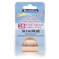 Beadalon ColourCraft Wire, 28 Gauge, Copper Color, 40 yd Spool by Beadalon