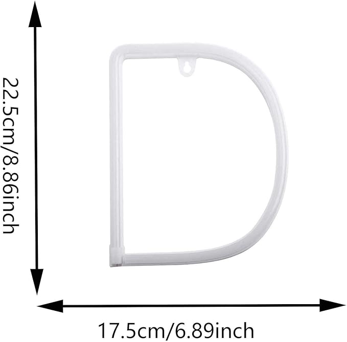 ENUOLI LED Blue Neon Letter Signs Night Light Battery or USB Operated LED - Image 3