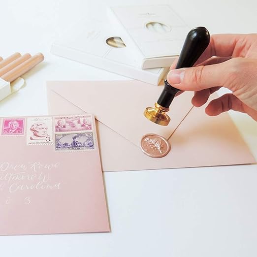 UNIQOOO Metallic Champagne Rose Glue Gun Sealing Wax Sticks - Image 5