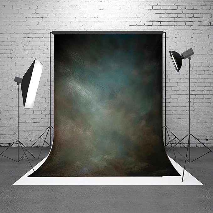 5x7ft Aqua Backdrops Portrait Backdrops - Image 3