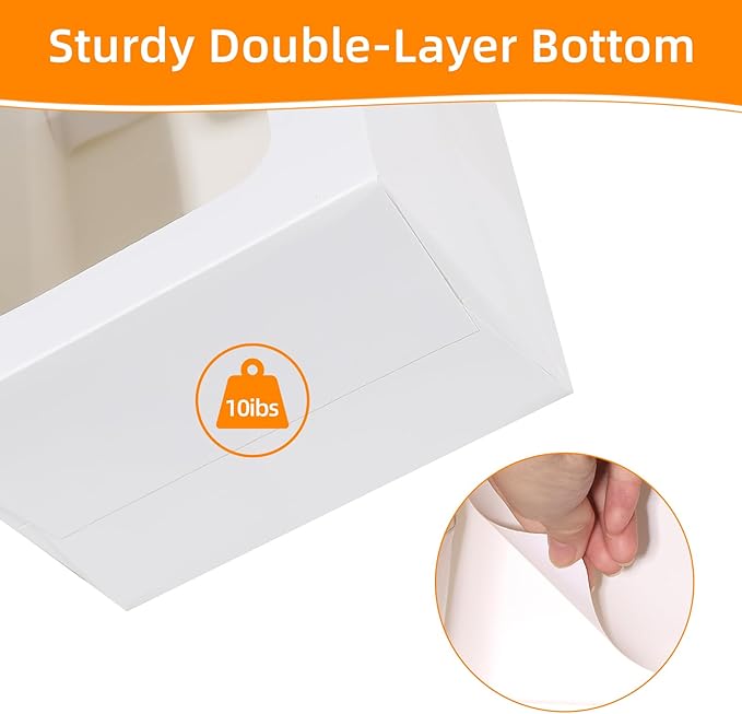 MOXARYSU 6 Pcs White Gift Bags - Image 5