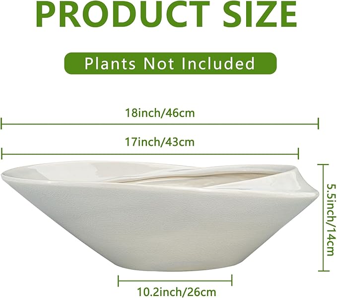 18 Inch Ceramic Bonsai Planter Pot - Image 4