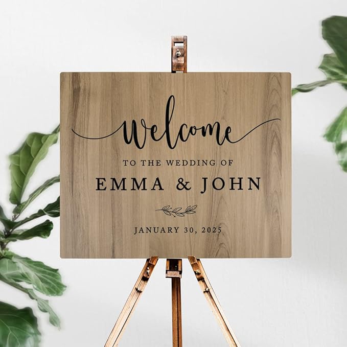 Andaz Press Large Wooden Welcome Sign - Image 2