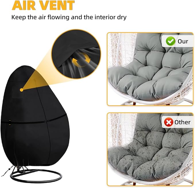 Outdoor Egg Chair Cover Waterproof - Image 6