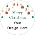 100-1000pcs Custom Stickers Merry Christmas Stickers Personalized Labels by Unknown