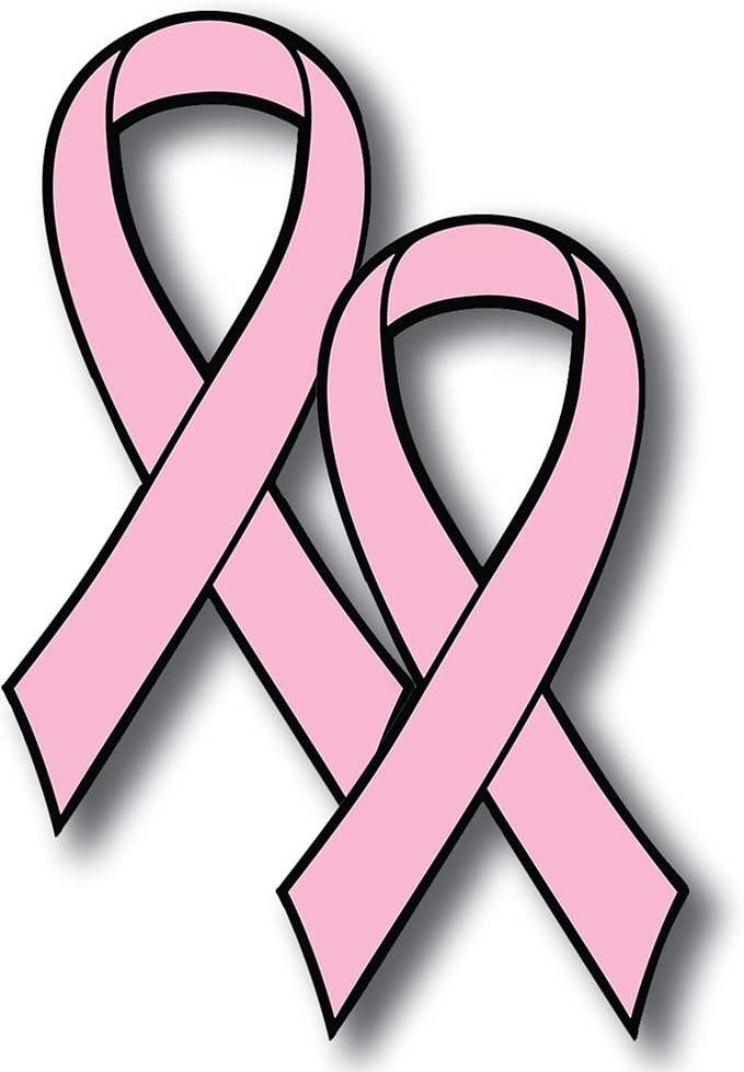 Magnet Me Up: Support Breast Cancer Awareness Pink Ribbon Magnet Decal by MagnetMeUp