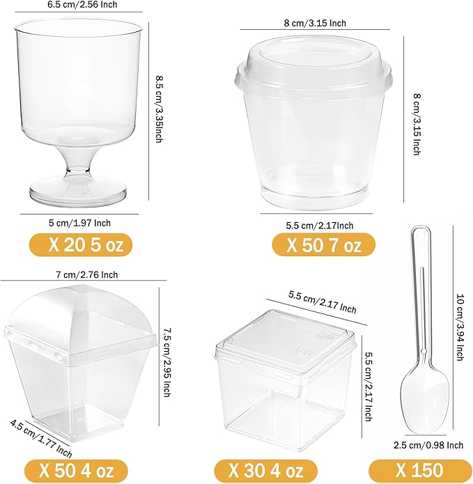 430 Pack Mini Dessert Cups - Image 2