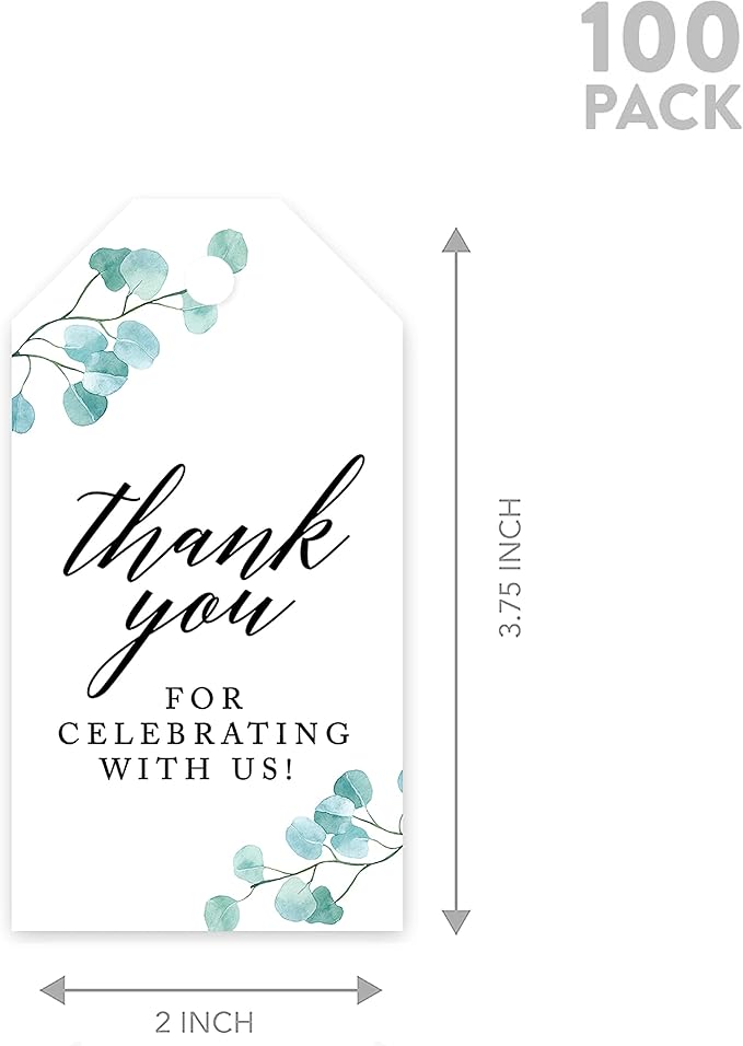 Andaz Press 100-Pack Thank You for Celebrating - Image 5