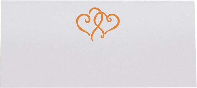 Linked Hearts Place Cards, Pre-cut and Scored - Image 3
