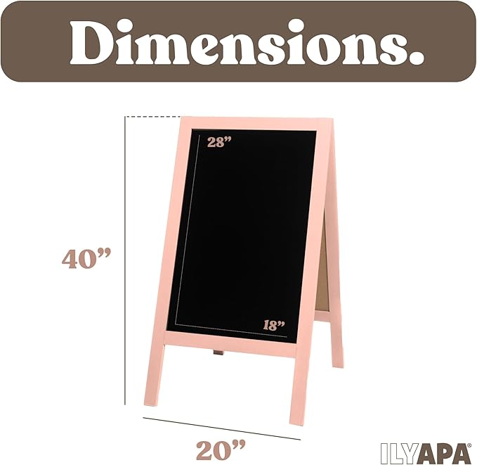 Ilyapa Wooden A-Frame Sign - Image 2