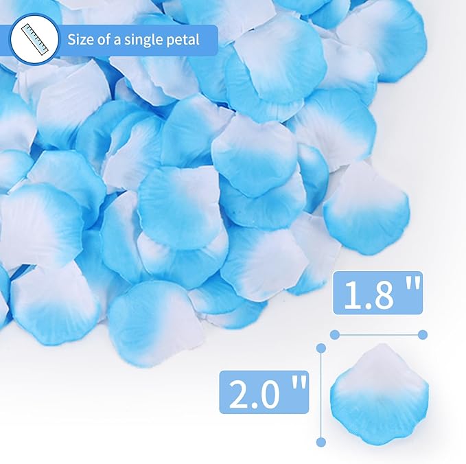 1000 Pcs Artificial Fake Rose Petals, Flower Petals - Image 3