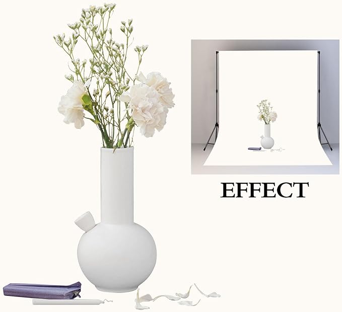 Ivory Portrait Backdrop 8x10ft Zoom Meeting Photo Studio Shooting Props - Image 4