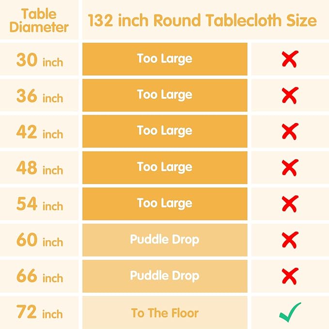 BRILLMAX 4 Pack Navy Blue Round Tablecloths 132 Inch - Image 6