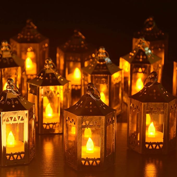 zkee Mini Star Lantern with Flickering LED, Battery Included, Christmas - Image 5