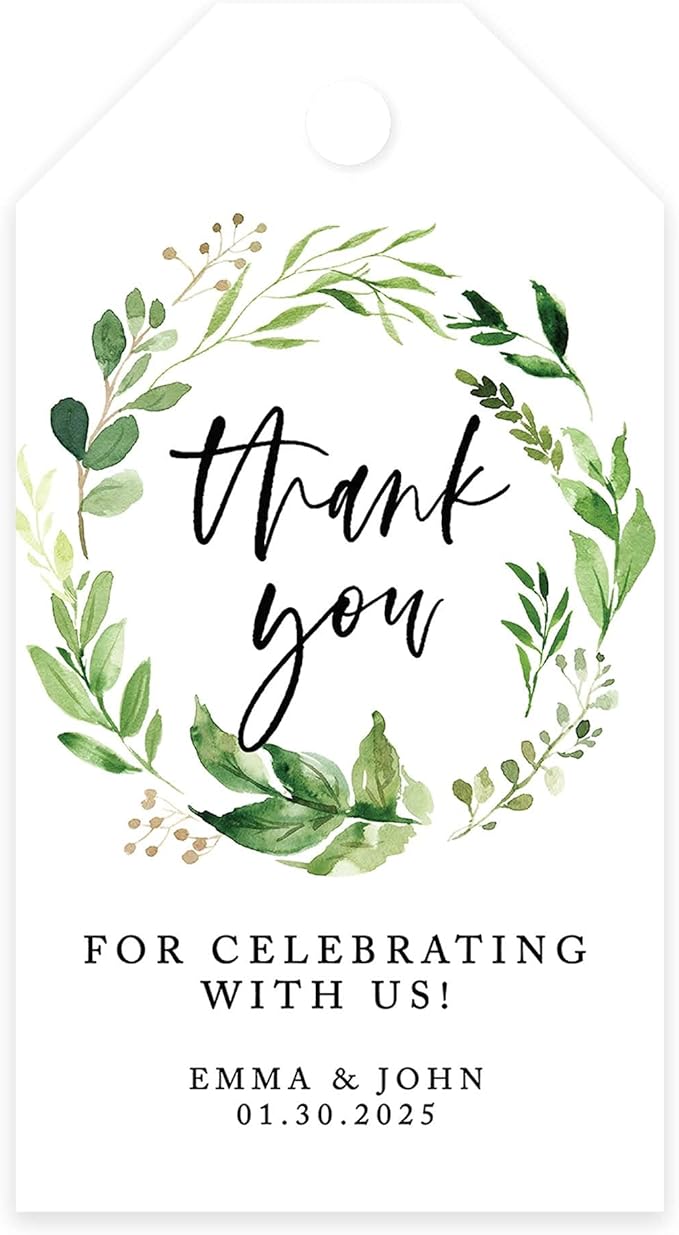 Andaz Press 100-Pack Personalized Thank You by AndazPress