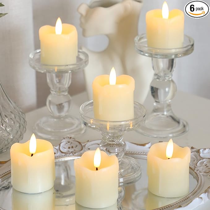 Lezonic Flameless Votive Candles Battery Operated by Lezonic