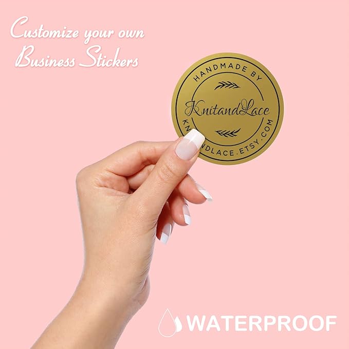 Custom Business Logo Stickers, Personalised Logo Labels - Image 4