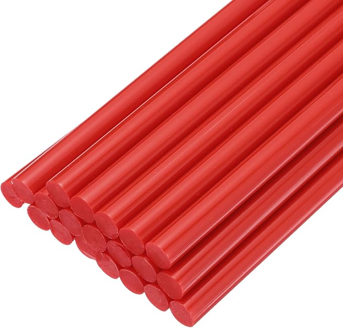 uxcell 20pcs Hot Glue Sticks for Glue Gun 11mm/0.43-inch x 8-inch Mini Hot Melt by uxcell