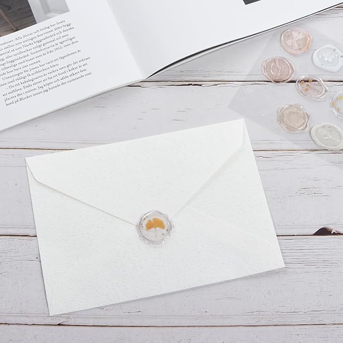 30 Pieces A6 Envelopes with 30 Seal Stickers, 6.32 x 4.45 inch Envelopes - Image 4