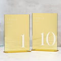 JINMURY Gold Wedding Table Numbers 1-10 by JINMURY