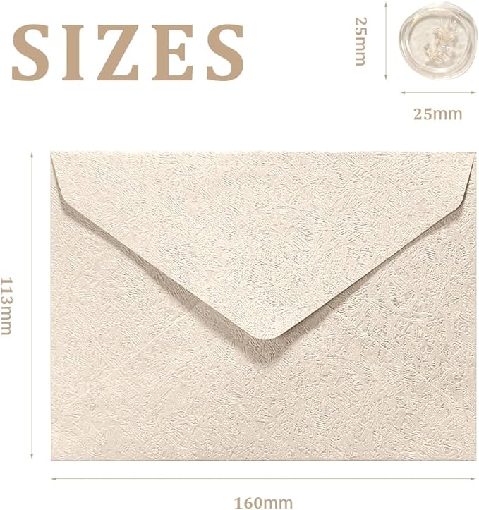 30 Pieces A6 Envelopes with 30 Seal Stickers, 6.32 x 4.45 inch Envelopes - Image 2