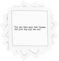 FIVE STAR NAPKINS Dog Quotes, Beverage Napkins, Bar Napkins, Cloth Napkins by FiveStarNapkins