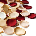 Floroom 300pcs Rose Petals Red Gold Faux Silk Flower Petals by Floroom