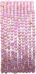 Faceted Natural Purple Micas Stone Round Loose Semi Gemstone Beads by Beadia