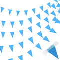 Tatuo 200 Feet Solid Pennant Banners Flags String Triangle Hanging DIY Bunting by Tatuo