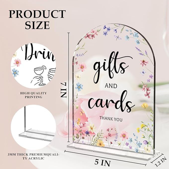 2 Pcs Wedding Decor, Ceremony Sign, Wedding Sign - Image 2