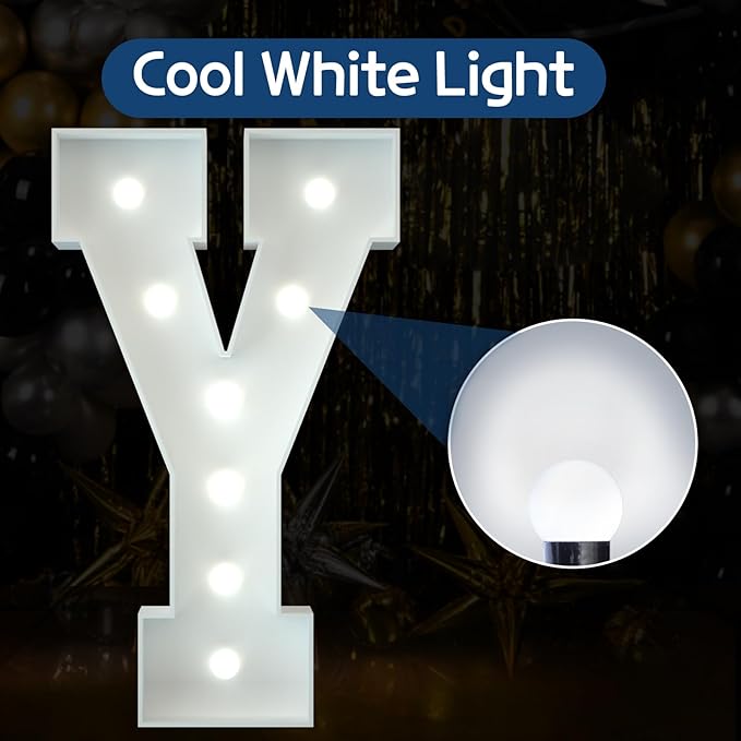 Marquee Letters 3 Feet Tall Large Light Up Letters Baby Shower Decorations - Image 2