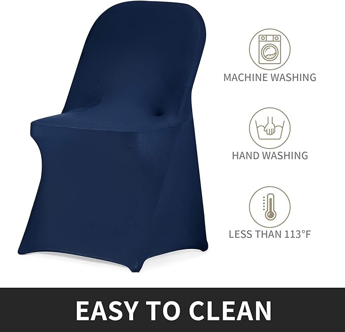 Peomeise Stretch Spandex Folding Chair Cover - Image 4