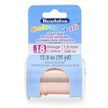 Beadalon ColourCraft Wire, 18 Gauge, Rose Gold Color Silver Plated, 10 yd Spool by Beadalon