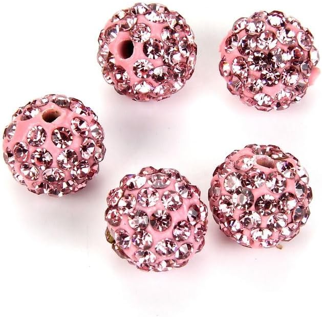 100pcs Adabele Grade A Suncatcher Crystal Rhinestone Pave Loose Beads 8mm Light by AdabeleLLC