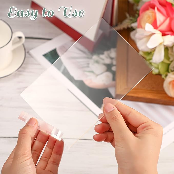 Yulejo 12 Pcs Clear Acrylic Place Cards - Image 5