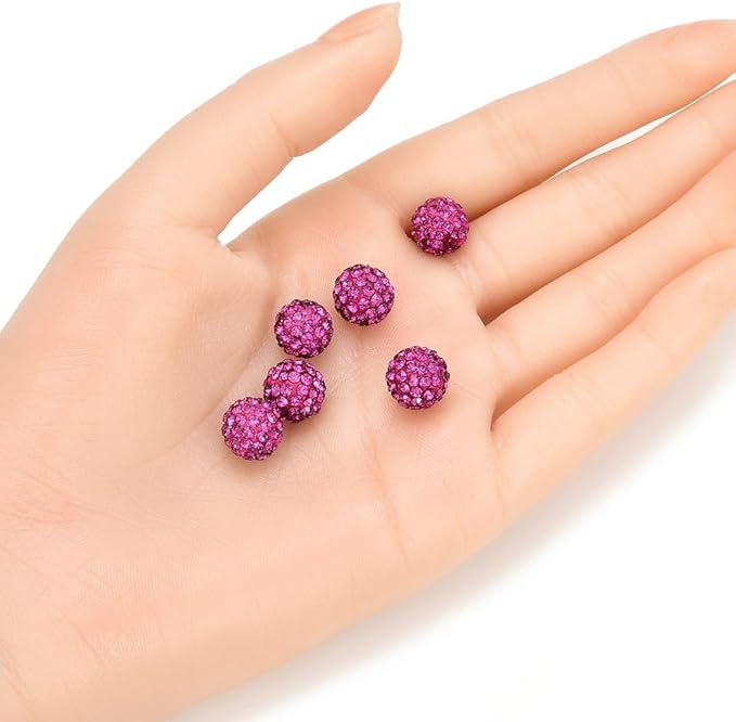 100pcs Adabele Grade A Suncatcher Crystal Rhinestone Pave Loose Beads 10mm - Image 2