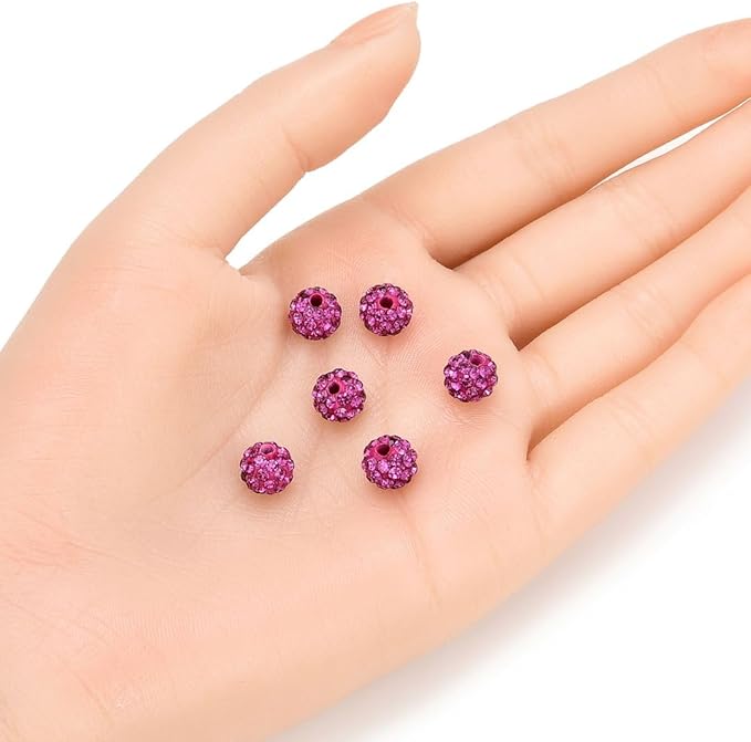 100pcs Adabele Grade A Suncatcher Crystal Rhinestone Pave Loose Beads 8mm - Image 2