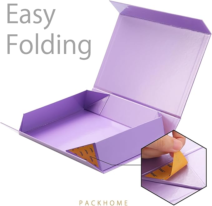 PACKHOME 6 Gift Boxes 11.5x8x2.5 Inches, Sturdy Shirt Boxes - Image 5