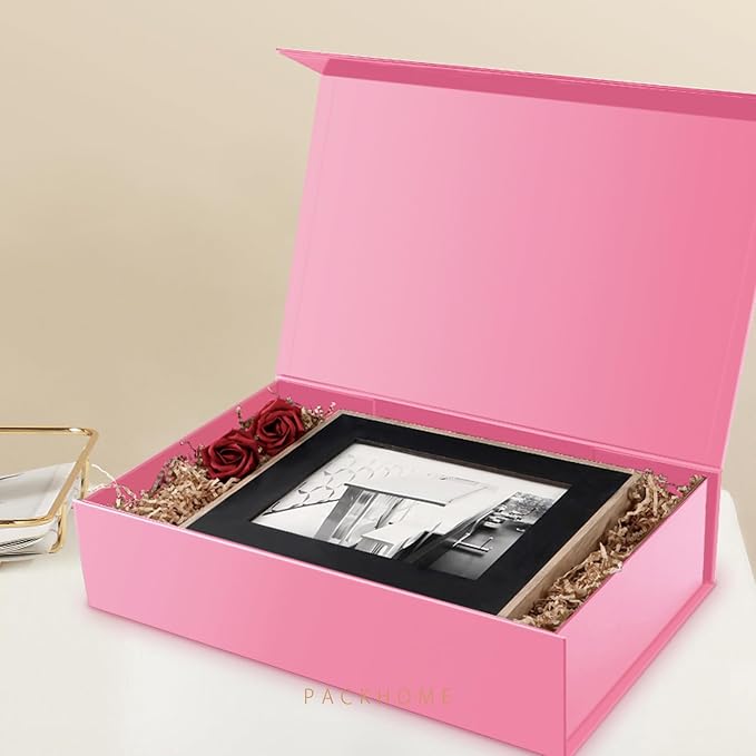 PACKHOME 6 Extra Large Gift Boxes 17.5x11.3x4.3 Inches, Sturdy Shirt Boxes - Image 3