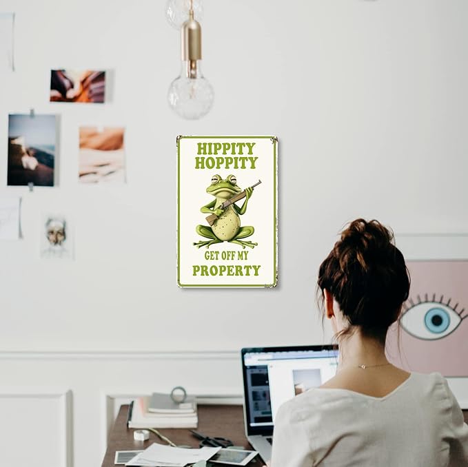 Funny Frog Room Sign - Image 5