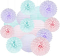 Blue Pink Purple Party Decorations by HongTongTong