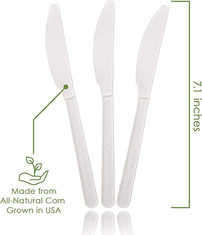 Ecovita 100% Compostable Knives - Image 3