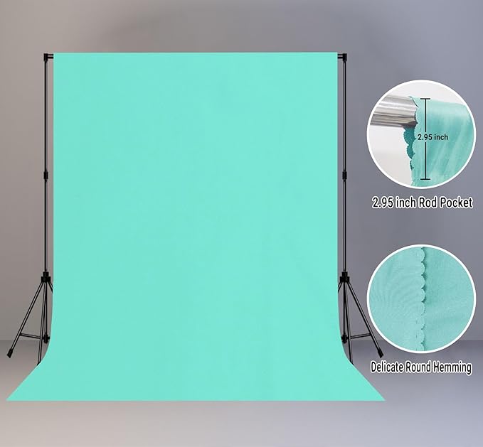 8x10FT Lake Blue Screen Backdrop - Image 2