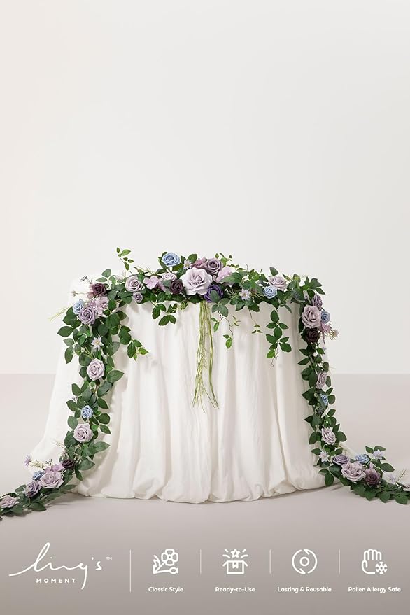 Ling's Moment 9FT Flower Garland - Image 3
