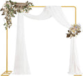 Wedding Arch Backdrop Stand Square 8.2FT Heavy Duty Metal Frame, Balloon Arch by SLANKE