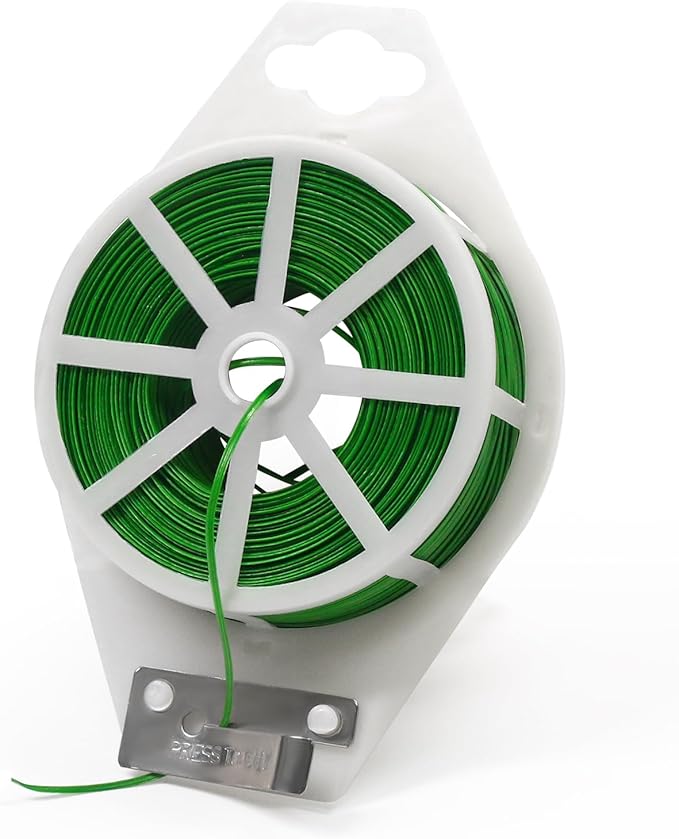 SumDirect Plant Ties, 656FT/200m Green Garden Twist Ties by SumDirect