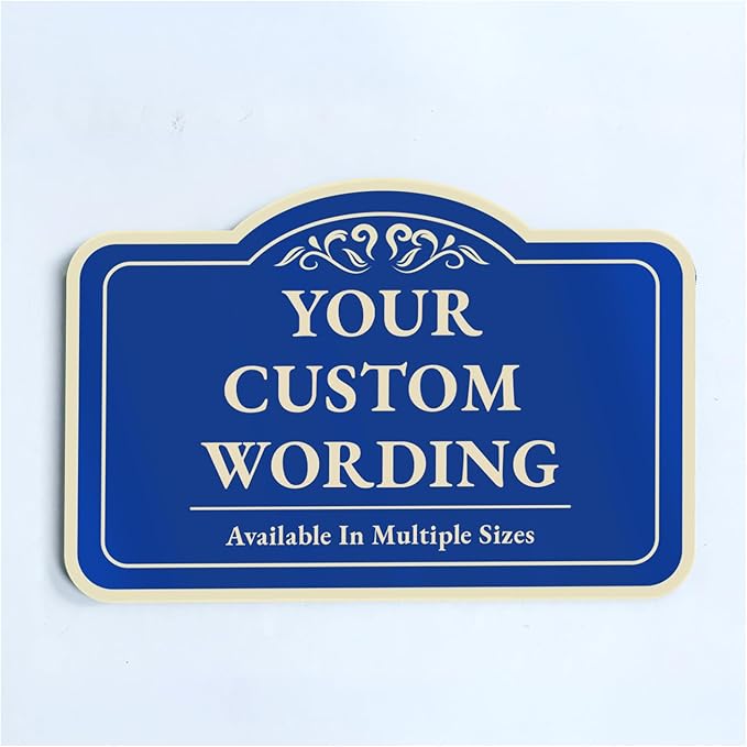 Custom Decorative Outdoor Metal Sign, Personalized Aluminum, Customized by SpeedyOrders