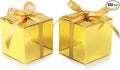 COTOPHER 100pcs Wedding Favor Boxes, Paper Gift Boxes 3x3x3 Inches Small Gift by COTOPHER
